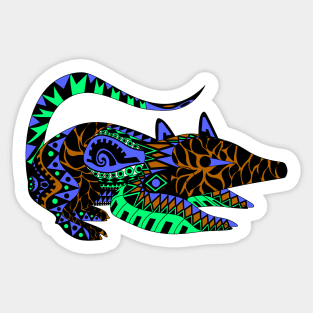 boho chic style possum ecopop Sticker